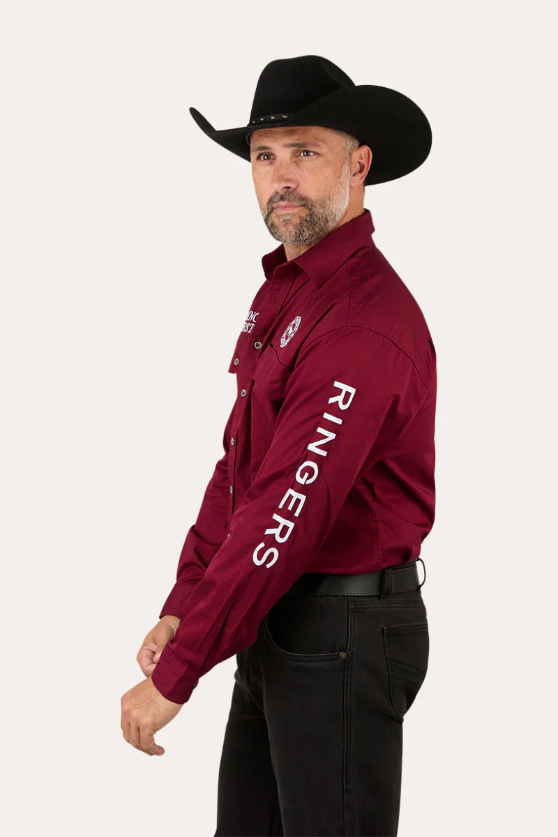 Hawkeye Mens Full Button Work Shirt - Image 35