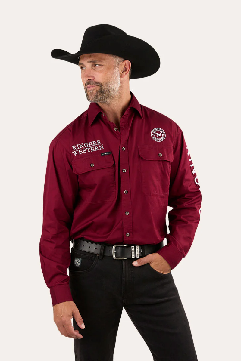 Hawkeye Mens Full Button Work Shirt - Image 39