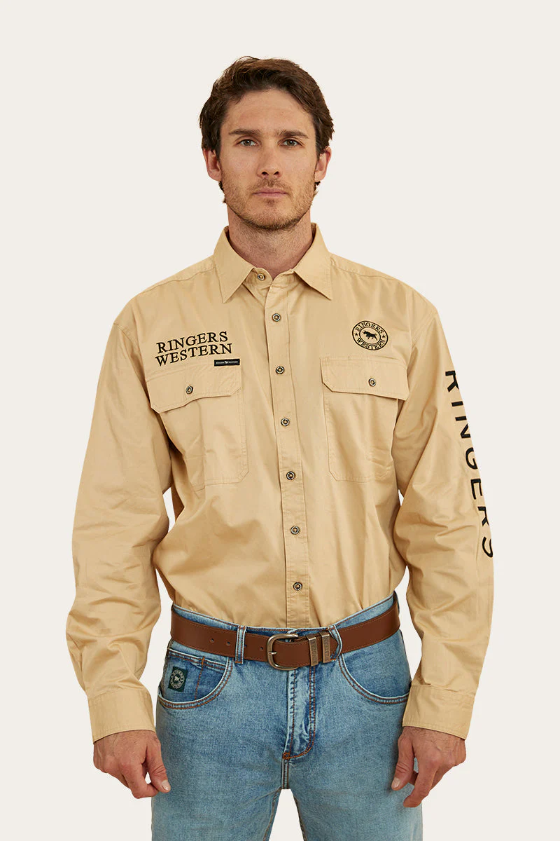 Hawkeye Mens Full Button Work Shirt - Image 41