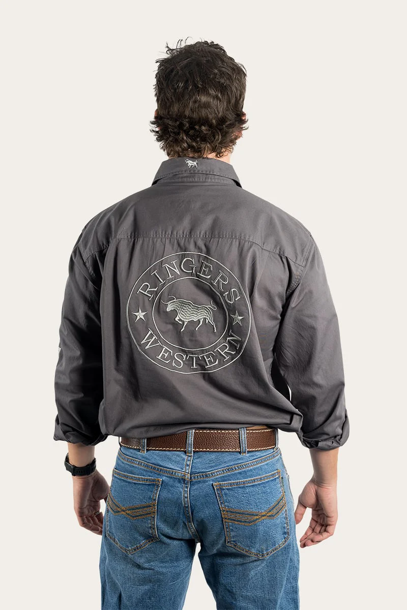 Hawkeye Mens Full Button Work Shirt - Image 53