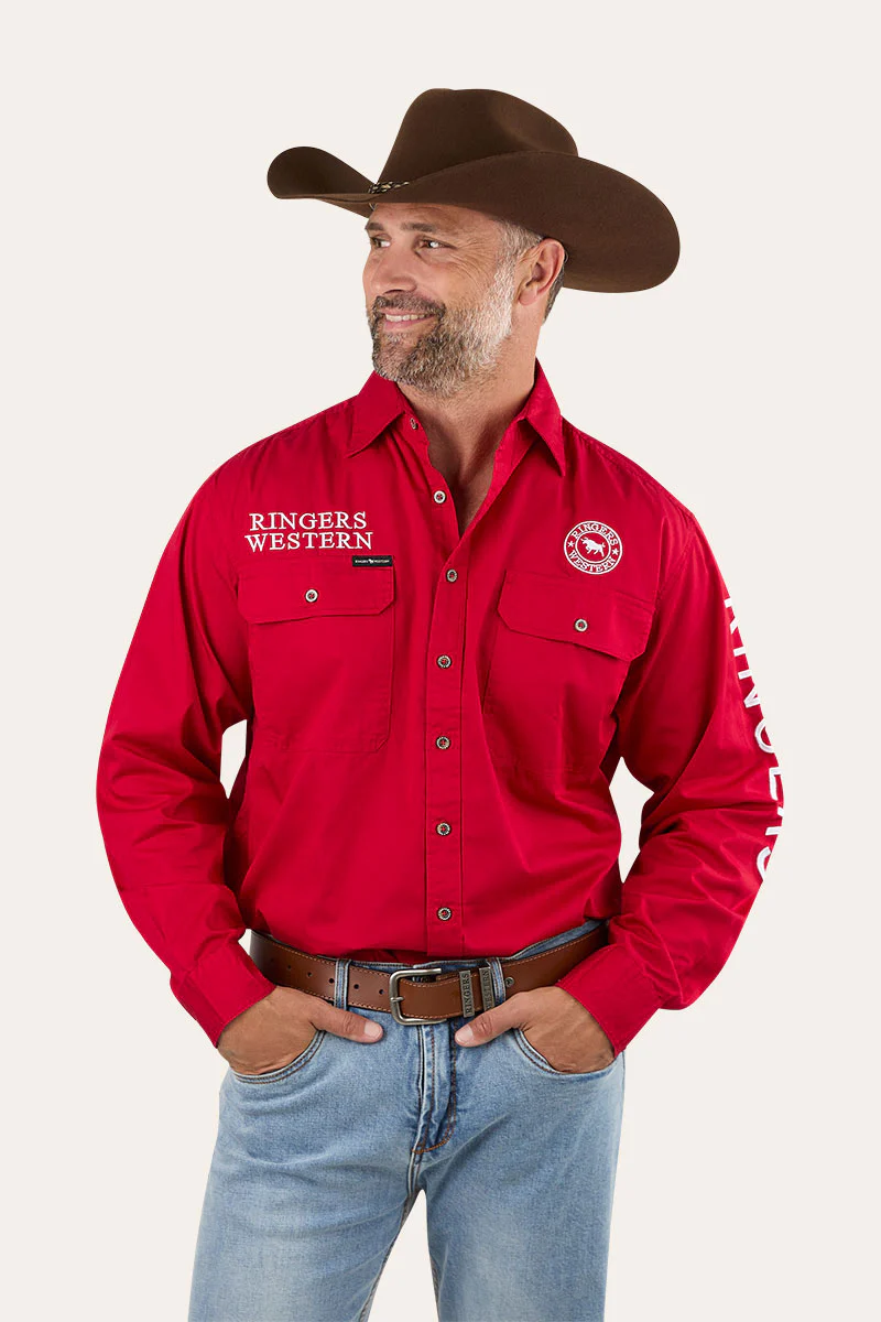 Hawkeye Mens Full Button Work Shirt - Image 67