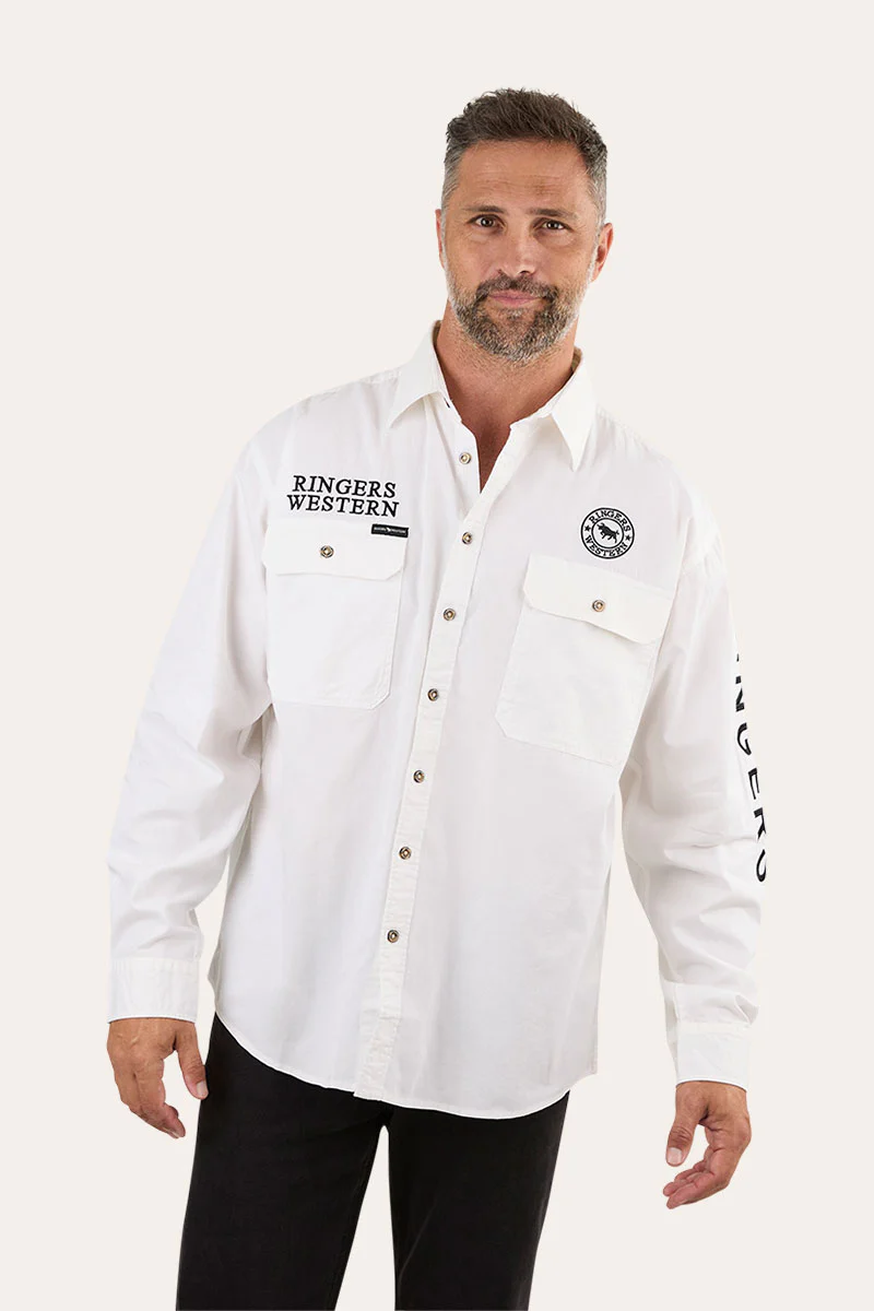 Hawkeye Mens Full Button Work Shirt - Image 79