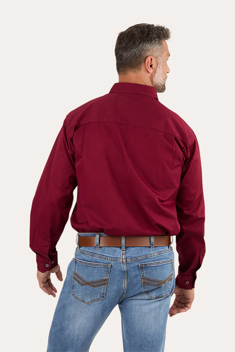 King River Mens Half Button Work Shirt - Image 21