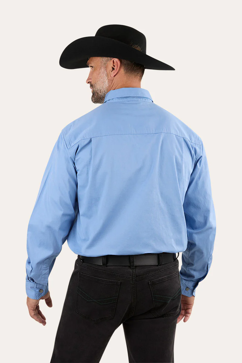 King River Mens Half Button Work Shirt - Image 46